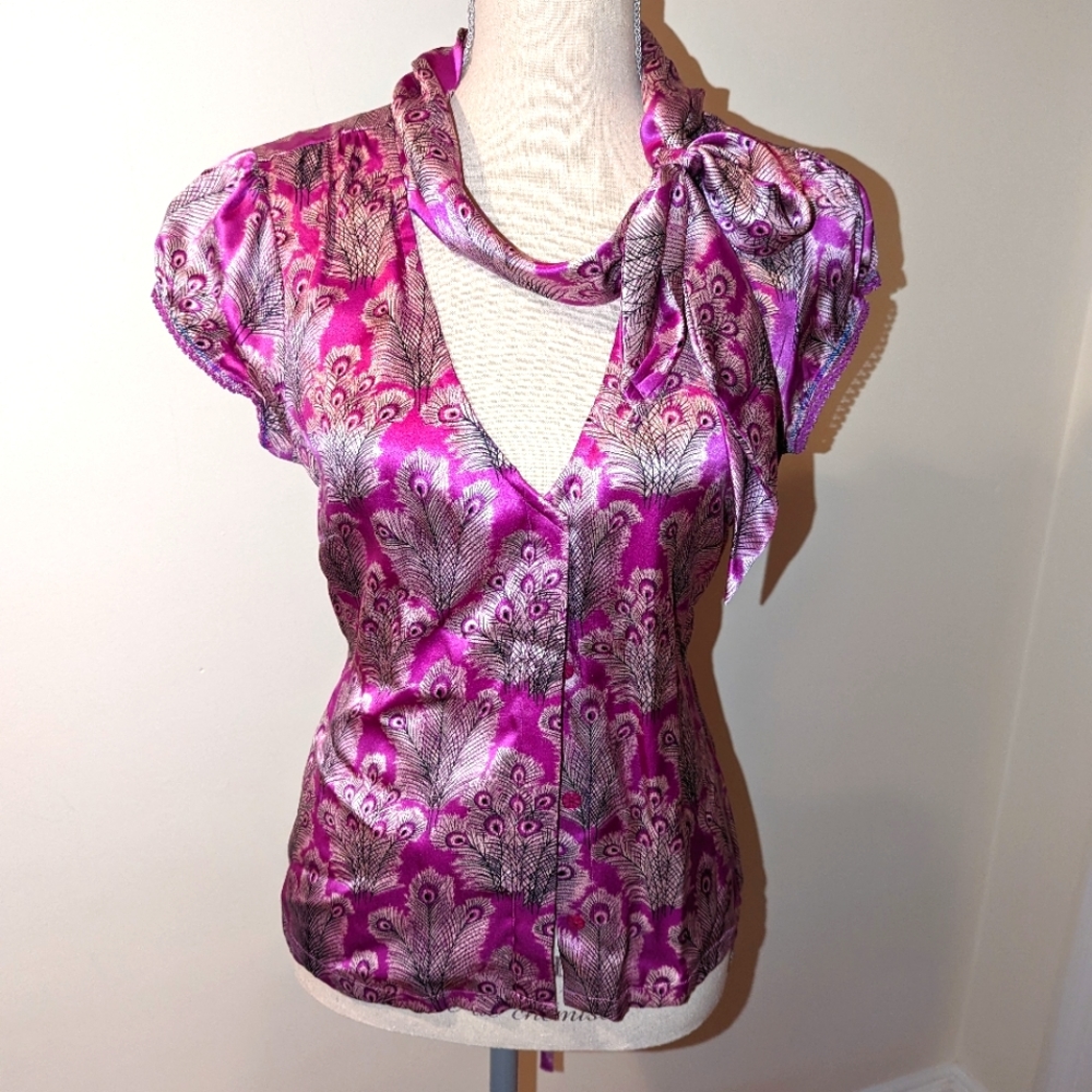 Free people peacock blouse